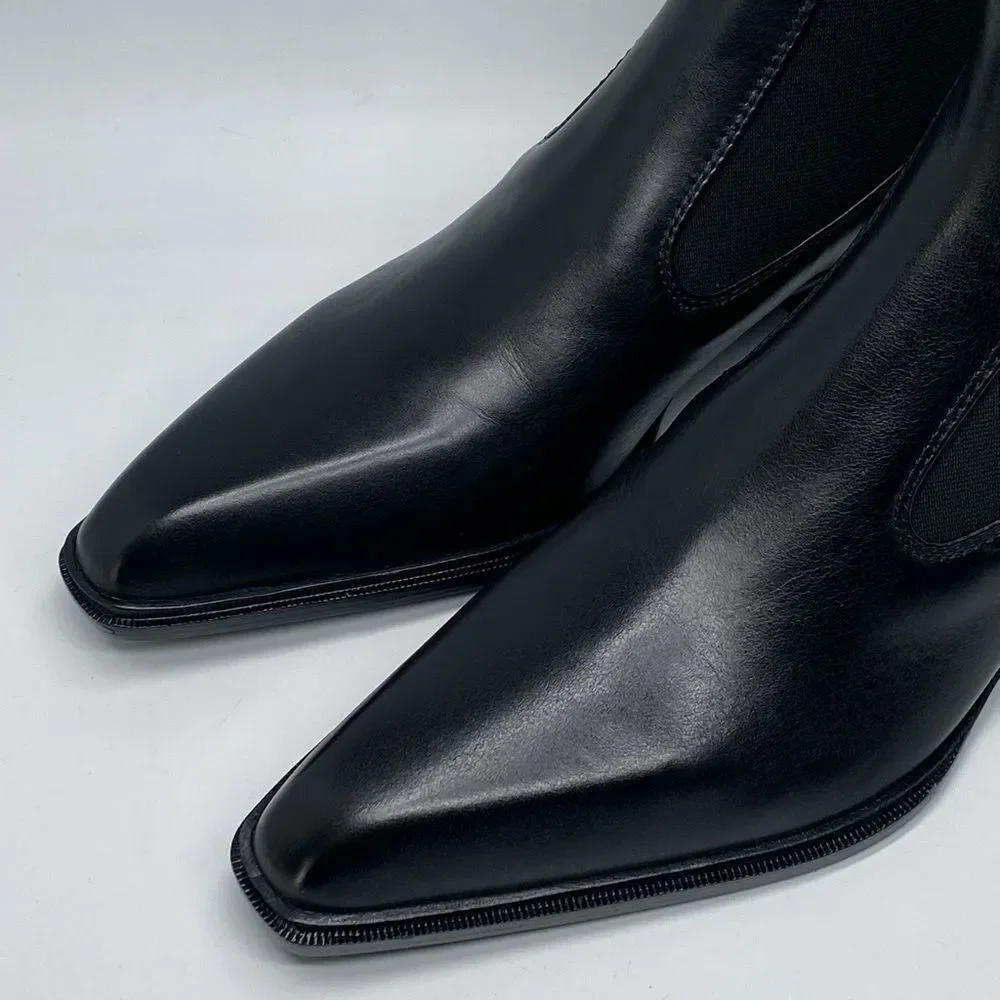 Alexander Wang Slick Pointed Toe Chelsea Boot size 37.5